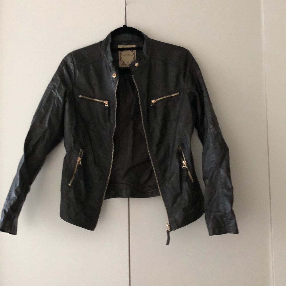 Vegan leather jacket
